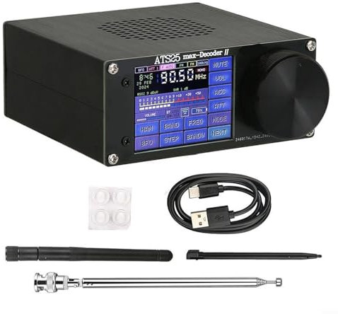 Vollband-Radioempfang der zweiten Generation ATS25 Max Decoder II + Aktivierungscode, digitaler Kommunikationsdecoder