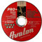 Avalon - 100 Discos de corte profesional para metal y acero inoxidable, 125 mm x 1 mm x 22 mm, discos para amoladora angular de 22,23 mm para corte recto y preciso
