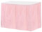 QUARKZMAN Gonne Tavolo in Plastica Rosa Chiaro 1pz, Gonne Tavolo 29 Pollici x 14 Piedi per Tavoli Rettangolari, Tovaglie Usa e Getta per Feste Compleanno e Matrimoni
