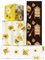 Bienen-Geschenkpapier für Kinder, Mädchen, Jungen, 8 Blatt Niedliche Honigbiene Wabenblume Geburtstags Geschenkpapier, 50 x 70 cm pro Blatt, für Babyparty, Geburtstag, Frühling, Sommer, Urlaub