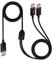 HUHANGGod Multi USB C Splitter Cable, 2 in 1 Type C Charging Cable, USB C to 2 USB C Port, Type C Male To 2 Male Data Charge Cable Wire Cord for Mobile/Android 1.5meter (2 TypeC)