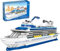 Yunigzmy Bateau de croisière technologique Blocs de Construction de modèle, 2428 pièces MOC Bateau Molecular of The Seas modèle, Jouets Cadeaux pour Enfants et Adultes