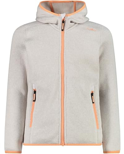 CMP Mädchen Jacke Fleecejacke Outdoorjacke Strickjacke Knit-Tech