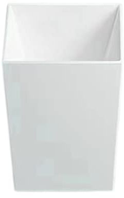 VNNHGB Waschbecken, Waschtisch, Wandwaschbecken, weißes, wandhängendes Waschbecken aus Keramik, integrierte Struktur aus Waschbecken und Tisch, für Hotels,