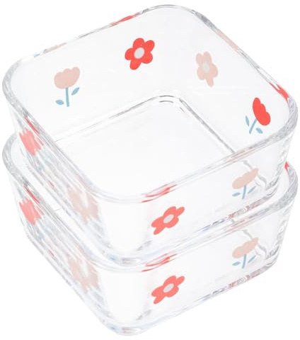 HIAKDOFT 2 Stück Glasnapf und Wassernapf für Hamster Meerschweinchen Kleiner Kippsicherer Napf für Kleintiere Leicht zu Reinigen Langlebig und Kompakt