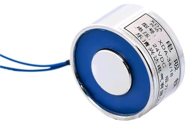 1 Stück JK30/22 6V 12V 24V Elektromagnet Hebevorrichtung 10kg Solenoid Saugnapf Haltemagnet(6V)