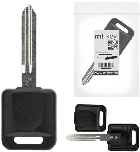 MT KEY Ersatz Schlüssel Rohling NSN19 kompatibel mit Subaru B9 Tribeca Baja Liberty Forester III SG Impreza 04-10 Outback III Renault MAXITY 2007-2014 Nissan CABSTAR F24 Renault MAXITY
