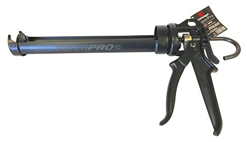 Concept Distribution 210079 25:1 Push Ratio SuperPro Caulking Gun with 310/400 ml Tubes - Black