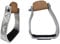 ProRider Pferd Sattel Western abgewinkelt abschüssige Aluminium 10,2 cm Leder Profil Steigbügel 51140