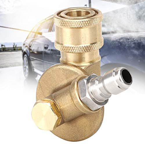 Buse de pulvérisation pour nettoyeur haute pression à connecteur rapide 1/4 pouce Buse réglable rotative à 240 degrés à 7 niveaux