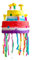 Party Factory Pinata Torte Bunt Kinder Geburtstag Schlag-Pinata 29x29x31 cm Dekoration Geburtstagsdeko