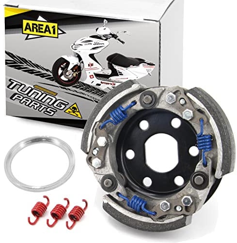 Area1 Tuning Kupplung einstellbar D=112 (110mm) Kompatibel mit Explorer Race GT AGM GT Union Luxxon Rivero Tauris Sprint Mawi (50ccm China 2-Takt-Motor)