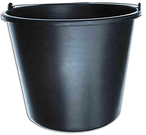 Stella Bucket Baueimer für die Baustelle - schwarz (12 Liter)