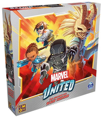 CMON, Marvel United – Der Aufstieg des Black Panther, Erweiterung, Familienspiel, Brettspiel, 1-4 Spieler, Ab 10+ Jahren, 40+ Minuten, Deutsch