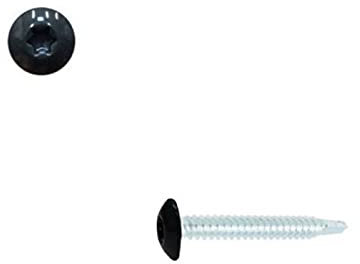 Vis penture autoperceuses 4,8x38 mm RAL 7016 gris anthracite zinguées par 50