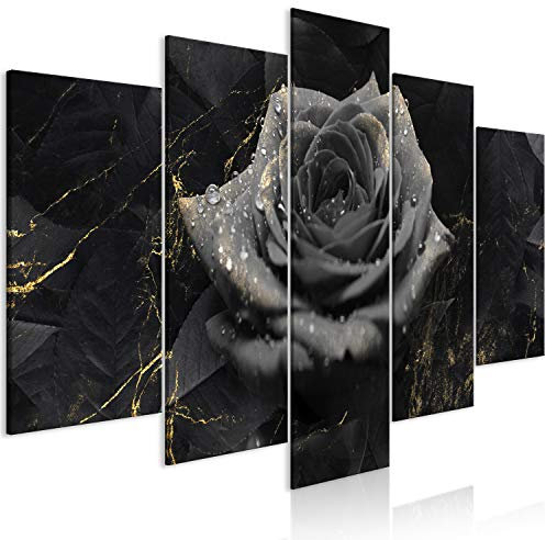 murando Akustikbild 225x112 cm Bilder miit Akustikschaumstoff Hochleistungsschallabsorber Schallschutz Leinwandbild XXL 5 tlg Wandbild b-C-0592-b-m