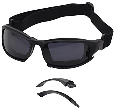 Colcolo Sportbrillen Brillen Unisex Brillen Fahrradbrillen Anti UV Winddicht zum Laufen Radfahren Bergsteigen Fußballzubehör - GRAU