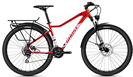 Ghost Lanao EQ 27.5R Damen Trekking Bike 2022 (XS/36cm, Deep Red Pearl/Purple Pearl - Glossy)