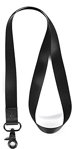 TOOLIN Coole Schlüsselbänder, Umhängebänder für Schlüssel, Geldbörsenhalter, Schlüsselkettenhalter (Schwarz)