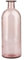 Bicuzat Vase en verre transparent à visage lisse pour fleurs, bourgeons - Pot hydroponique pour la maison, le bureau, la chambre - Rose - Long M