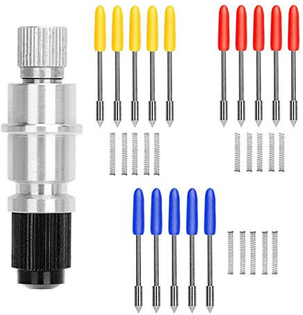 ZSBLXHHJD Router-Bits Blade Holder Base mit 30 Blade Vinylschneider, kompatibel mit CB09 Cutter-Anlage