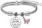 Tante Armreifen Frauen Handgelenk Armband Muttertag Geburtstagsgeschenk Charm Schmetterling Schmuck Beste Tante Danke Andenken von Nichte Neffe Schätzen Thanksgiving Weihnachten Ruhestand Geschenke