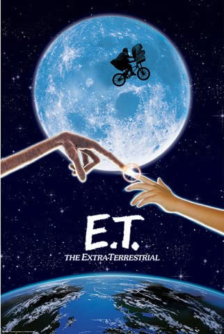 E.T. Der Außerirdische - Movie - Film Movie Poster Plakat Druck - Größe 61x91,5 cm