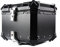 WNANCH Top Case Roller Koffer Aluminium Motorradkoffer Halterung 28L 36L 45L 55L 65L 80L 100L Heckkoffer Für Roller, Motorrad, Mofa & Quad (Color : Schwarz, Size : 55L)