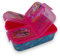 variouss Fiambrera Escolar de 3 Compartimentos, Tapex Sandwichera infantil para almuerzo con licencia oficial (Barbie)