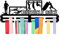 NBEADS Medaglie Gancio Display Rack, Obstacle Race Tema Medaglie Parete per La Concorrenza Medaglia Parete Display Appeso, Montare Oltre 50 Medaglie