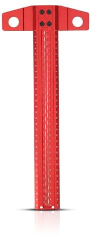 Speedmarker Für Glastischlerarbeiten, T-Typ-Quadrat-Lineal Rechtwinkliger Anreißer Aluminium-Anreißlehren Für Die Rechtwinklige Positionierung Und Markierung Von Holz Und Glas (300mm)