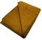 Wollplaid Oberbett Wolldecke Neuseelandwolle doppelt, 100% Wolle, 140x200cm, 490g/m2 (gelb/grau) im Geschenk Verpackung