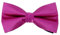YEHMAN Einfarbige Herren-Fliege mit quadratischem Taschentuch in Geschenkbox, fuchsia, One size