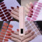 Quinnas Gel Nail Stickers With UV Light Kit, Vorist Gel Nail Strips, Semi Cured Gel Nail Strips, Gel Nail Polish Kit With UV Light, 4 Colors With UV Light (Set-O)