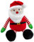 FYDZBSL Santa Claus Muñeco de Papá Noel Figura Decoraciones del Peluche de Navidad Árbol Escritorio Decoración Juguete De Peluche Muñeca Navidad Mayores Niñas y Niños 40cm