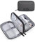 bagsmart Electronics Organizer Travel Case, Cable Organiser Pouch, Travel Essentials, Tech Organiser, Travel Accessories Bag for Charging Cable, Flash Drive, Power Bank, USB, Black