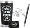 AmiCera Gifts for Men, Father's Day Dad Gifts, Birthday Gift Sets for Dad, Gift Ideas for Father, Valentines Anniversary Fathers Day Presents Gift for Him, Greeting Card&Keychain