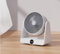 Ventilador Silencioso 28DB, GuKKK Ventilador de Mesa con Control Remoto, Turbo Potente Ventiladors Circulación de Aire, 12 Velocidades Temporizador 12H, Inclinación Ajustable de 90°, para Dormitorio