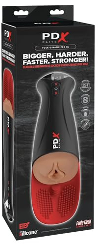 PDX Elite Fuck-O-Matic Pro XL Masturbator, Brown, 34,9 cm