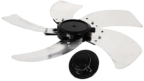 Luxshiny Stehventilator Ersatzteil Metall Lüfterblatt mit Blättern Kompatibel Einfache Installation für Stand und Tischventilatoren Langlebig und Sicher der Anwendung