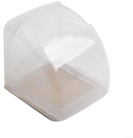Boîte étanche pour prise de courant d'extérieur avec housse de pluie pour type 86, matériau PC fiable, processus d'installation sans effort (transparent)
