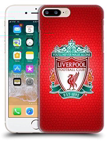 Head Case Designs Officially Licensed Liverpool Football Club Red Pixel 1 Crest 2 Hard Back Case Compatible With Apple iPhone 7 Plus/iPhone 8 Plus