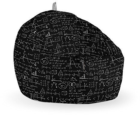 HAPPERS Puff Infantil Estampado School con Relleno Incluido