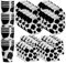 Cow Print Farm Animal Party Supplies - Cow Girl Party Supplies - Tabelware Set Includes Plates, Napkins and Cups | Kit for 16