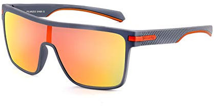 Karsaer TR90 Polarisierte Sonnenbrille Sportbrille Schnelle Brille Herren Damen Sport Brille Radfahren Laufen Angeln Golf Wandern Fahrradbrille