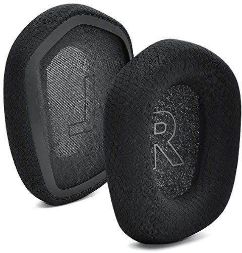 Almohadillas G733 – defean - Funda de repuesto para auriculares inalámbricos Logitech G733 G 733 Lightspeed para juegos, almohadillas con tela de malla duradera, espuma de aislamiento de ruido cómoda