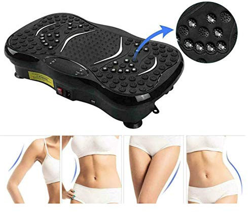 Fitness Vibration Plate Exercise Machine, Whole Body Vibration Platform, 180 Speed Levels, Max User Weight 330lbs
