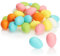 COM-FOUR® 36x Ostereier zum Aufhängen - Osterdeko in schönen Pastellfarben - Deko Ostereier - Größe: 6 cm