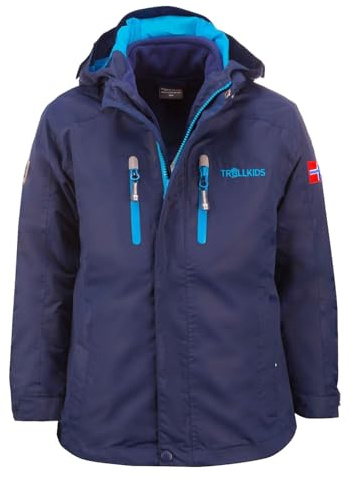 Trollkids Kids Myrdal 3in1 Jacket PRO 152, Dark Navy