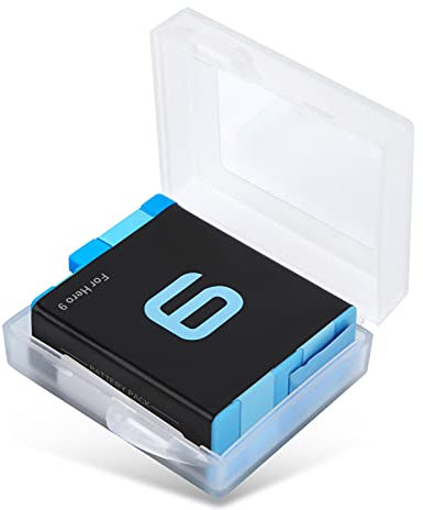 Battery Storage Box, Plastic White Transparent Sports Camera Battery Storage Case,Protective Case for 9 Sports Camera Battery